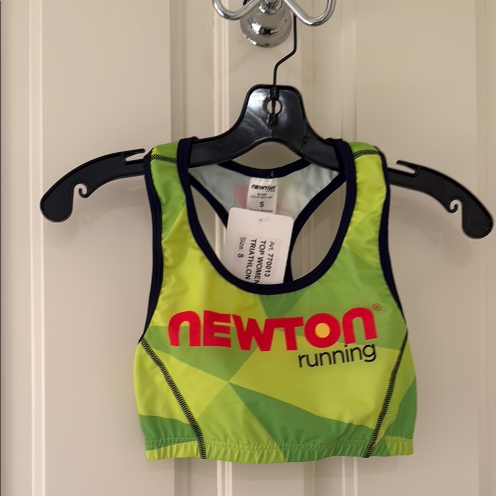 Newton Running Lime Green Sports Bra